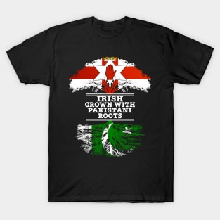 Northern Irish Grown With Pakistani Roots - Gift for Pakistani With Roots From Pakistan T-Shirt